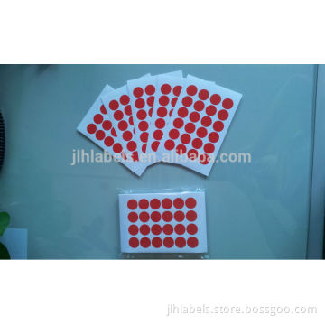 0.75" Round,Red , Rainbow Round Color Coding Labels , similar as Avery 5472,Removable , Assorted, 2016